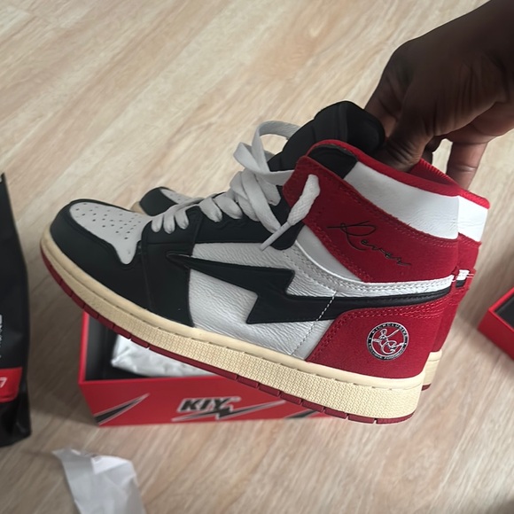 Red and Black Jordan 1 Sneakers Iconic Design